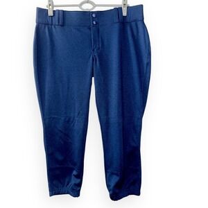 Champro BP11 Fastpitch Softball Pants Navy Blue Womens XL Cropped Activewear